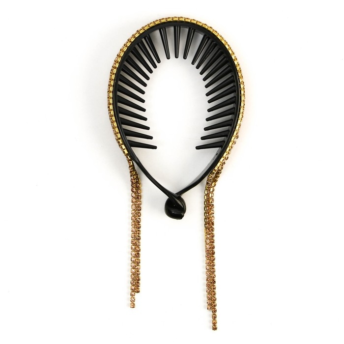 Заколка для волос со стразами &laquo;Ты прекрасна&raquo;, 12.5 х 7 х 1.5 см