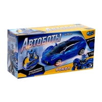 Робот инерционный «Спорткар», трансформируется при столкновении, цвета МИКС Робот инерционный «Спорткар», трансформируется при столкновении, цвета МИКС