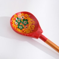 Ложка &laquo;Краснушка&raquo;, салатная, 6&times;21, хохлома