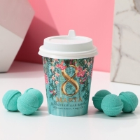 Подарочный набор косметики &laquo;С 8 Марта!&raquo;, бомбочки для ванны 6 х 20 г, ЧИСТОЕ СЧАСТЬЕ