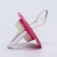 Соска - пустышка силиконовая ортодонтическая «Ракушка», от 6 мес., цвет розовый Соска - пустышка силиконовая ортодонтическая «Ракушка», от 6 мес., цвет розовый