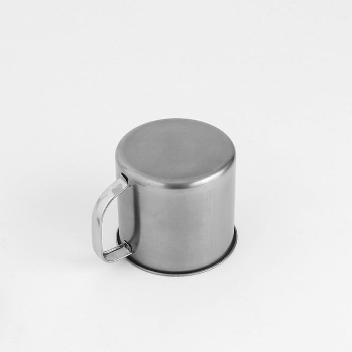 Кружка из нержавеющей стали с крышкой &laquo;Вестерн&raquo;, 620 мл, цвет хромированный