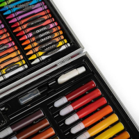 Набор для рисования, в чемоданчике ПВХ, розовый