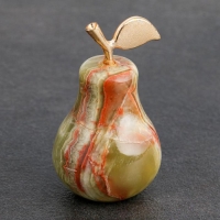 Сувенир &laquo;Груша&raquo;, 3,8х5 см, оникс