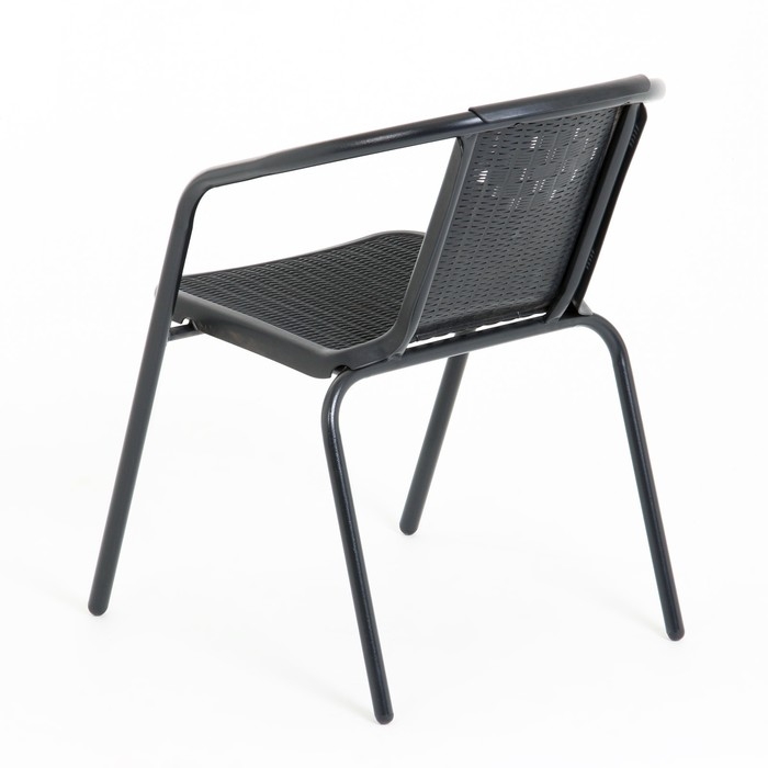 Набор садовой мебели: стол, 4 стула, серый Набор садовой мебели: стол, 4 стула, серый