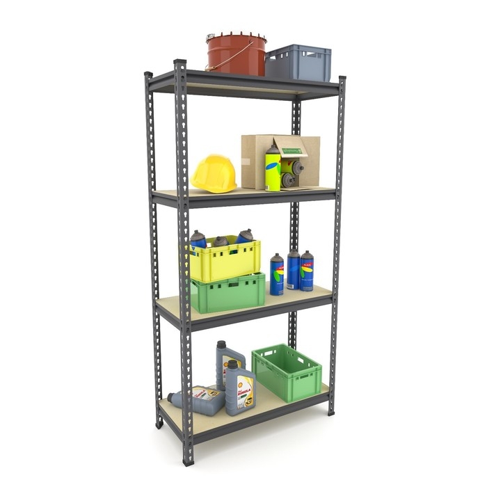 Стеллаж Стеллаж "Everest Beamy Simple-D16" нагрузка на полку - 250 кг, 180 х 90 х 30 см