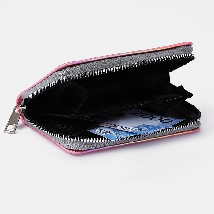 Кошелёк с голографическим эффектом &laquo;Лягушки&raquo;, 12.5х9х2 см