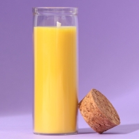 Свеча в колбе &laquo;Миндаль&raquo;, высота 8 см