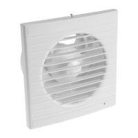 Вентилятор вытяжной "ВИЕНТО" 125С, d=125 мм, 18 Вт, 240 м&sup3;/ч, 34 дБ, белый