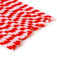 Проволока синельная двухцветная, набор 50 шт., белый и красный цвет Проволока синельная двухцветная, набор 50 шт., белый и красный цвет