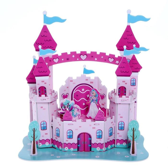 3D Конструктор из пенокартона «Волшебный замок», 21 деталь 3D Конструктор из пенокартона «Волшебный замок», 21 деталь