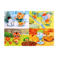 Головоломка с аппликациями &laquo;&lrm;Времена года&raquo;&lrm;