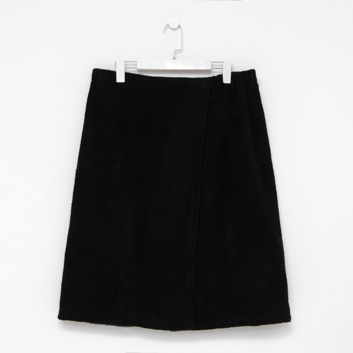 Полотенце банное Экономь и Я &laquo;Парео&raquo; 68х150 см, цвет черный, 100%хл с AIRO, 320 г/м2