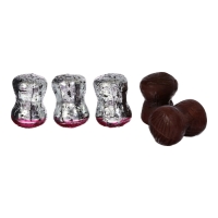 Новый год. Шоколад фигурный MOMENTS CHAMPAGNE ROSE, с начинкой из ликёра Marc de Champagne Ros&eacute;, 10 г