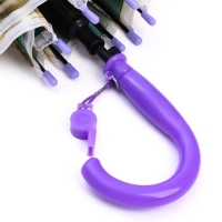 Зонт детский полуавтоматический &laquo;Милые зверюшки&raquo;, r=41см, со свистком, цвет МИКС