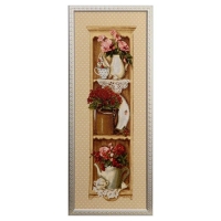 Гобеленовая картина "Дачная этажерка" 38*94 см Гобеленовая картина "Дачная этажерка" 38*94 см