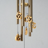 Музыка ветра металл "Символ Ом" 5 трубок 60 см Музыка ветра металл "Символ Ом" 5 трубок 60 см