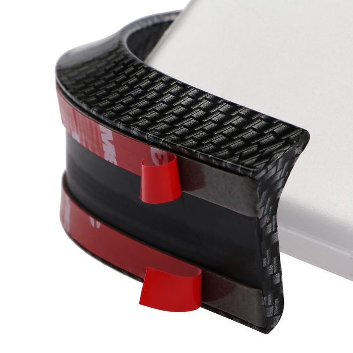 Спойлер для автомобиля, 4,5&times;150 см, универсальный, под карбон, черный