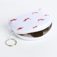 Монетница на молнии &laquo;Выбражулька&raquo;, цвет белый, МИКС