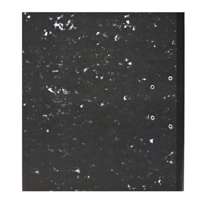 Папка-регистратор 75 мм, А4, Calligrata, эконом мрамор, черная, МИКС