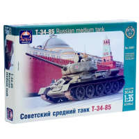 Сборная модель &laquo;Советский средний танк Т-34-85&raquo;, Ark models, 1:35, (35001)