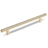 Ручка рейлинг ТУНДРА BISTRO,  d=12 мм, м/о 160 мм, цвет золото