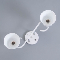 Люстра "Либерти" 2х60Вт Е27 Белый 44х12х25см Люстра "Либерти" 2х60Вт Е27 Белый 44х12х25см