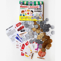 Настольная игра &laquo;Денежка. Играем в магазин. Покупаем всякую всячину&raquo;