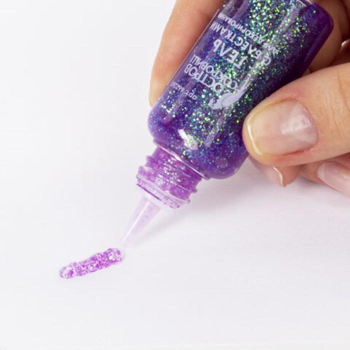 Гель с блёстками Гель с блёстками "Остров сокровищ", 20мл, неон, МИКС