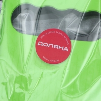 Тёрка для корейской моркови Доляна &laquo;Помощник&raquo;, четырёхрядная, 29&times;10&times;1 см, цвет зелёный