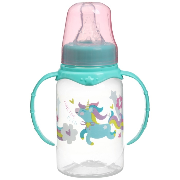 Подарочный детский набор &laquo;Волшебная пони&raquo;: бутылочки для кормления 150 и 250 мл, прямые, от 0 мес., цвет розовый