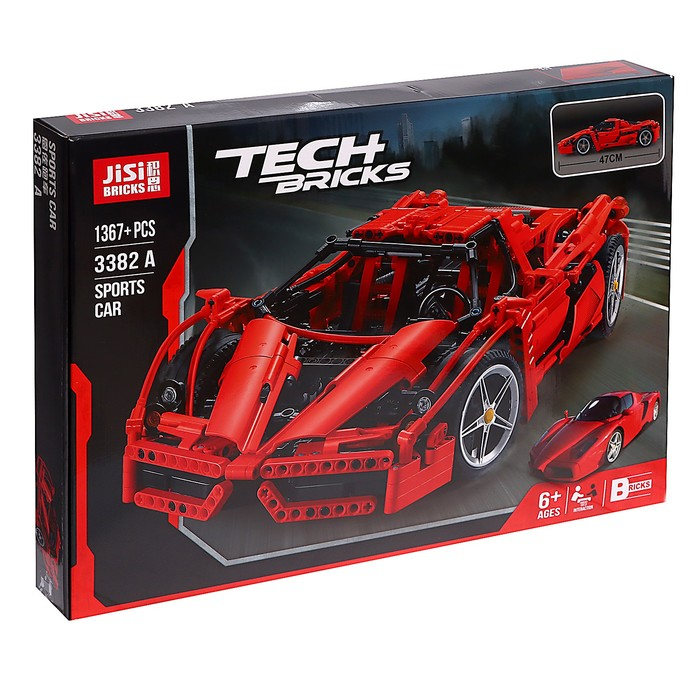 Конструктор &laquo;Техника. Спорткар&raquo;, коллекционная модель, 1367 деталей