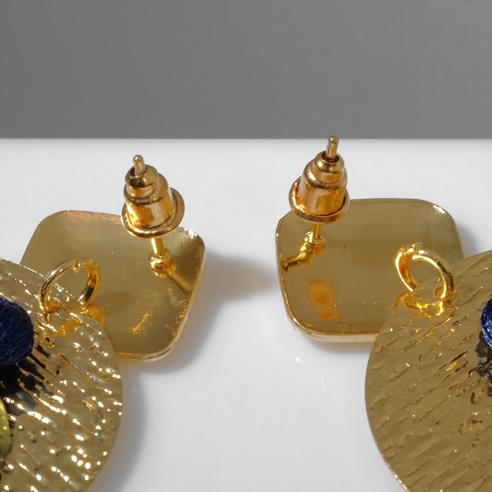 Серьги ассорти «Кисти» хинди, цвет тёмно-синий в золоте, L кисти 9 см Серьги ассорти «Кисти» хинди, цвет тёмно-синий в золоте, L кисти 9 см