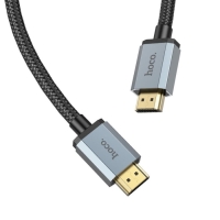Кабель видео Hoco US03, HDMI 2.0, HDMI(m)-HDMI(m), 2 м, чёрный Кабель видео Hoco US03, HDMI 2.0, HDMI(m)-HDMI(m), 2 м, чёрный