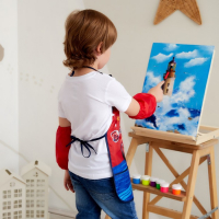 Фартук с нарукавниками детский &laquo;Тачки&raquo;, 49х39 см