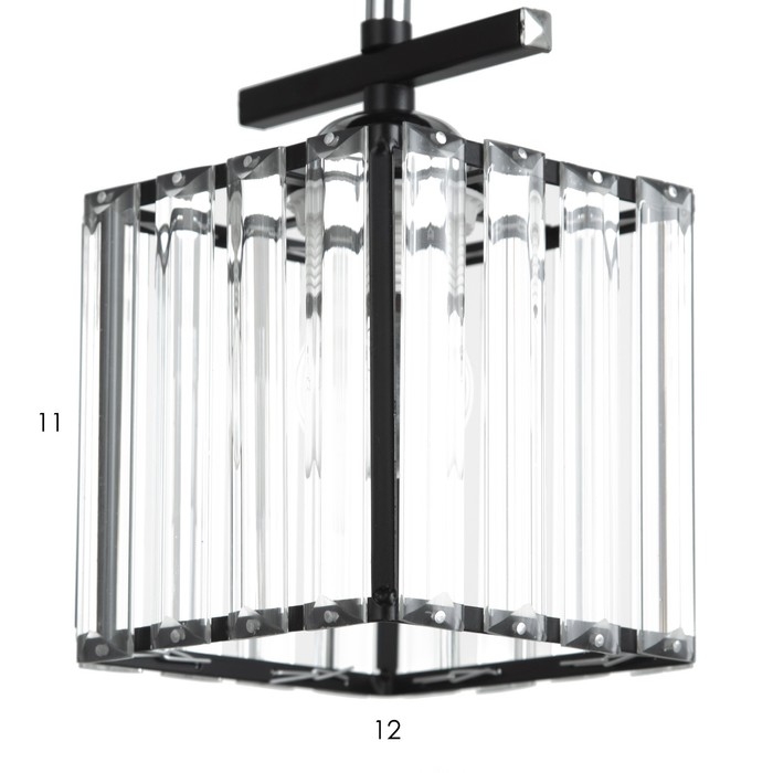 Светильник 6591192/1 E27 40Вт черный 12х12х18 см BayerLux