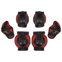 Защита роликовая ONLYTOP, р. S, цвет красный