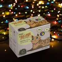 Гирлянда &laquo;Нить&raquo; 3.5 м, IP20, тёмная нить, 50 ламп, свечение мульти, 8 режимов, 220 В