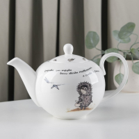 Заварочный чайник фарфоровый «Ёжик в тумане», 1,2 л Заварочный чайник фарфоровый «Ёжик в тумане», 1,2 л