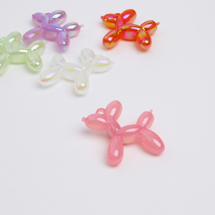 Подвеска &laquo;Собачка&raquo; AB, набор 10 шт., цвет МИКС