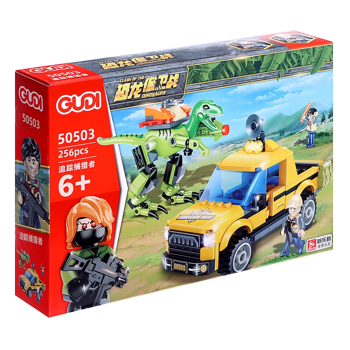 Конструктор &laquo;Дино. Раптор&raquo;, 256 деталей