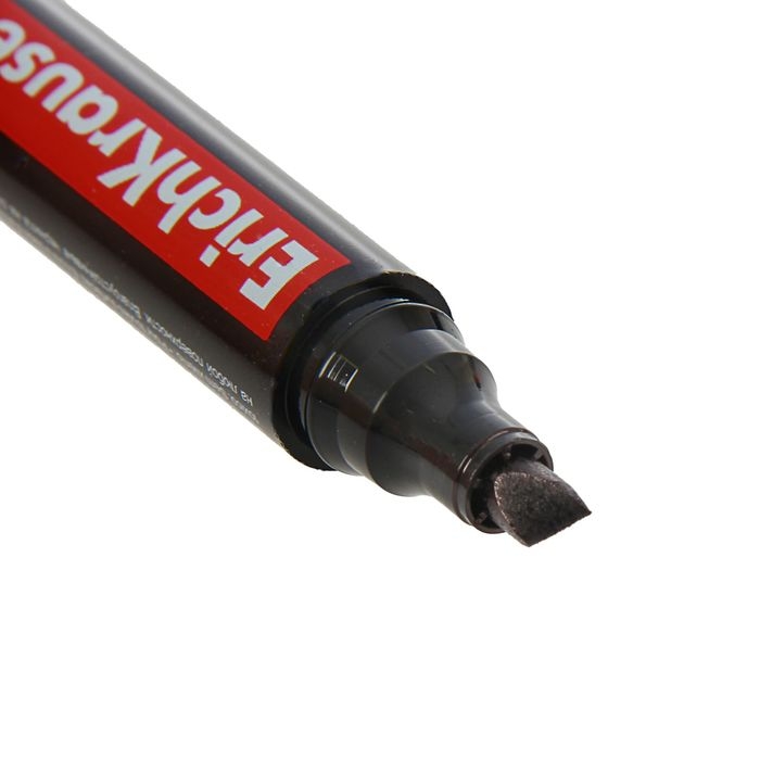 Маркер перманентный 0.5-4.6 мм Erich Krause P-500 чёрный, наконечник скошенный, чернила на спиртовой основе светостойкие, водостойкие без ксилола Маркер перманентный 0.5-4.6 мм Erich Krause P-500 чёрный, наконечник скошенный, чернила на спиртовой основе светостойкие, водостойкие без ксилола