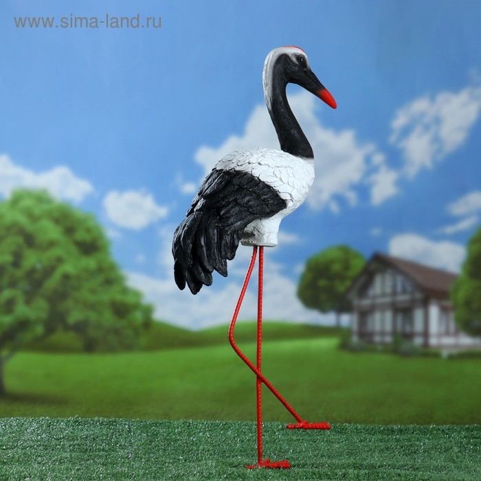 Садовая фигура Садовая фигура "Журавль" 16х40х25см