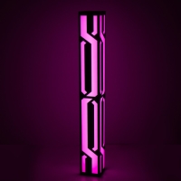 Торшер "Рондо" LED 20Вт RGB пульт ДУ черный