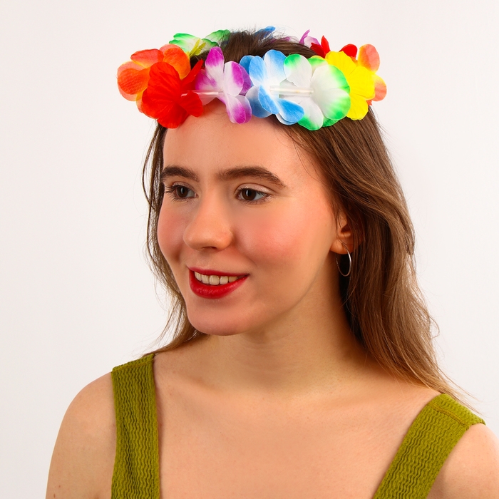 Гавайский световой венок &laquo;Купуна&raquo;, 3 режима подсветки