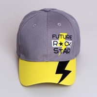 Кепка детская для мальчика Future rock star, цвет серый, р-р 54 Кепка детская для мальчика Future rock star, цвет серый, р-р 54