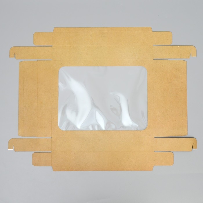 Коробка подарочная, упаковка, &laquo;Под крафт&raquo;, 32 х 24 х 9 см