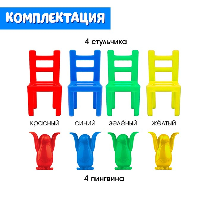 Игра на развитие пространственного мышления &laquo;Пингвины и стульчики&raquo;