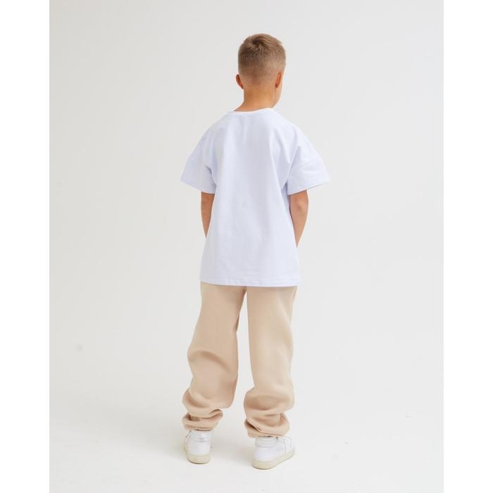 Брюки детские MINAKU: Basic Line KIDS, цвет бежевый, рост 158