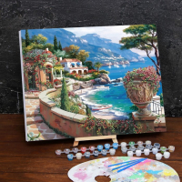 Картина по номерам на холсте с подрамником &laquo;Набережная&raquo;, 40 х 50 см